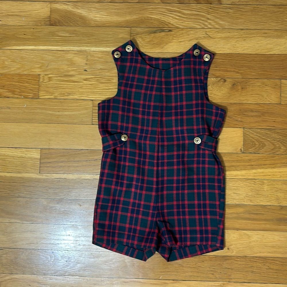 Vintage | Imps Originals Plaid Romper Jumper - 2T